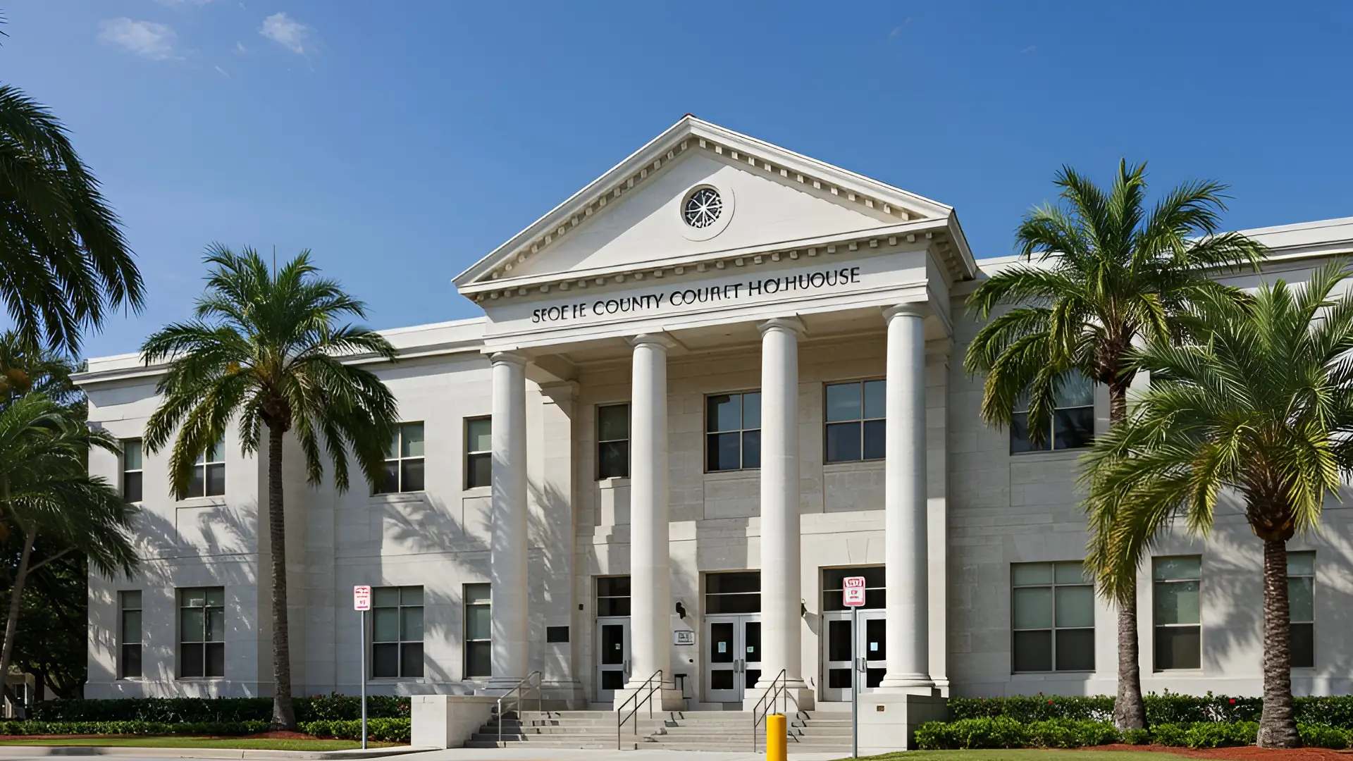 Florida County Courthouse Building